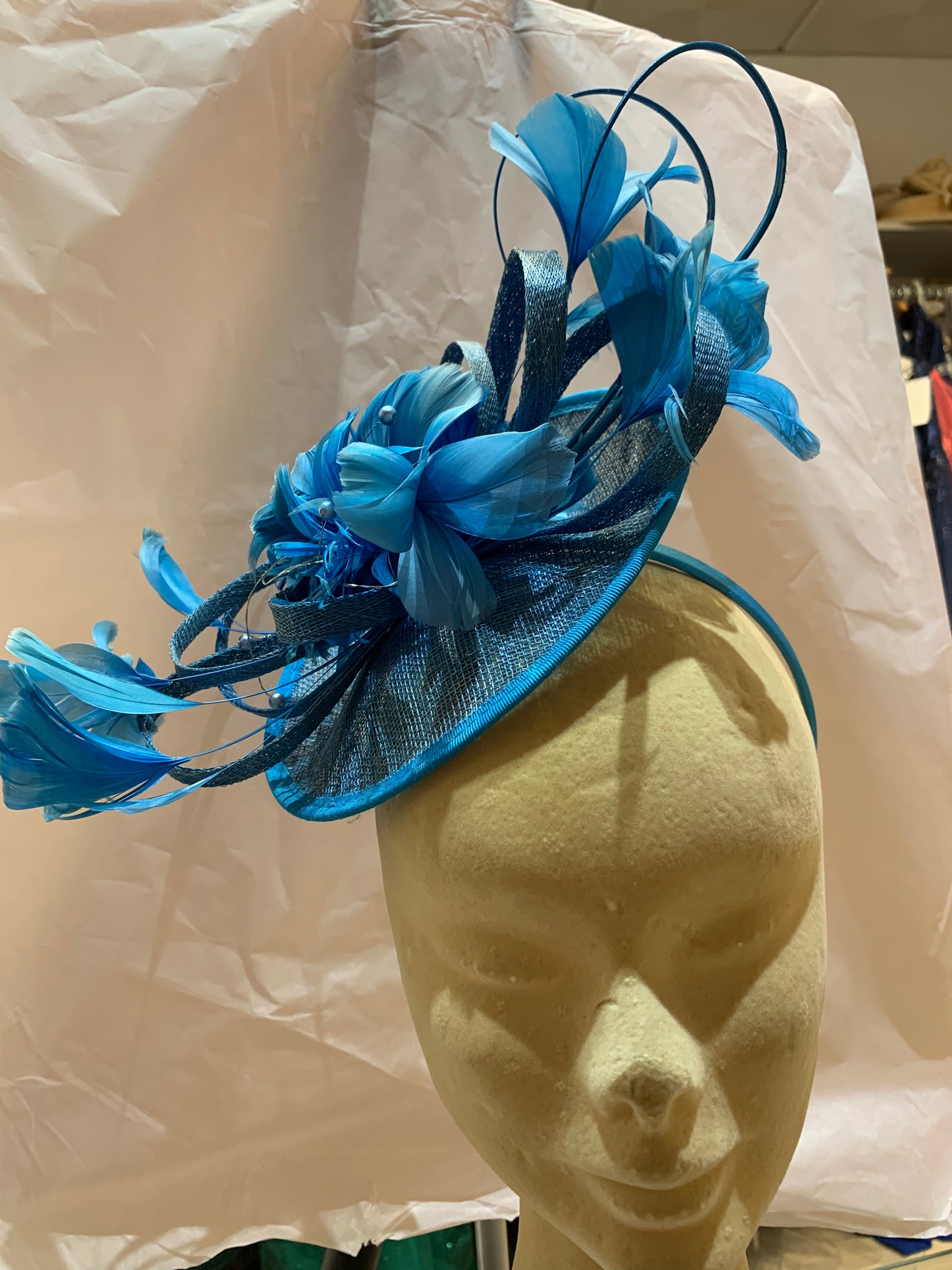 Turquoise Fascinator