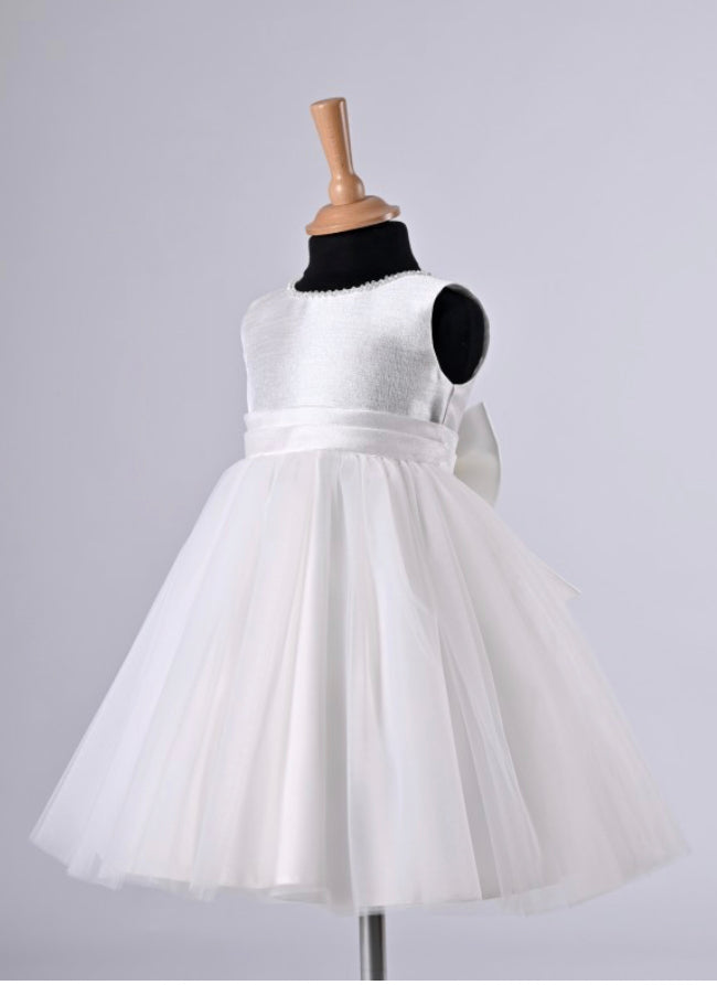 Fiorella, Ivory flower girl dress