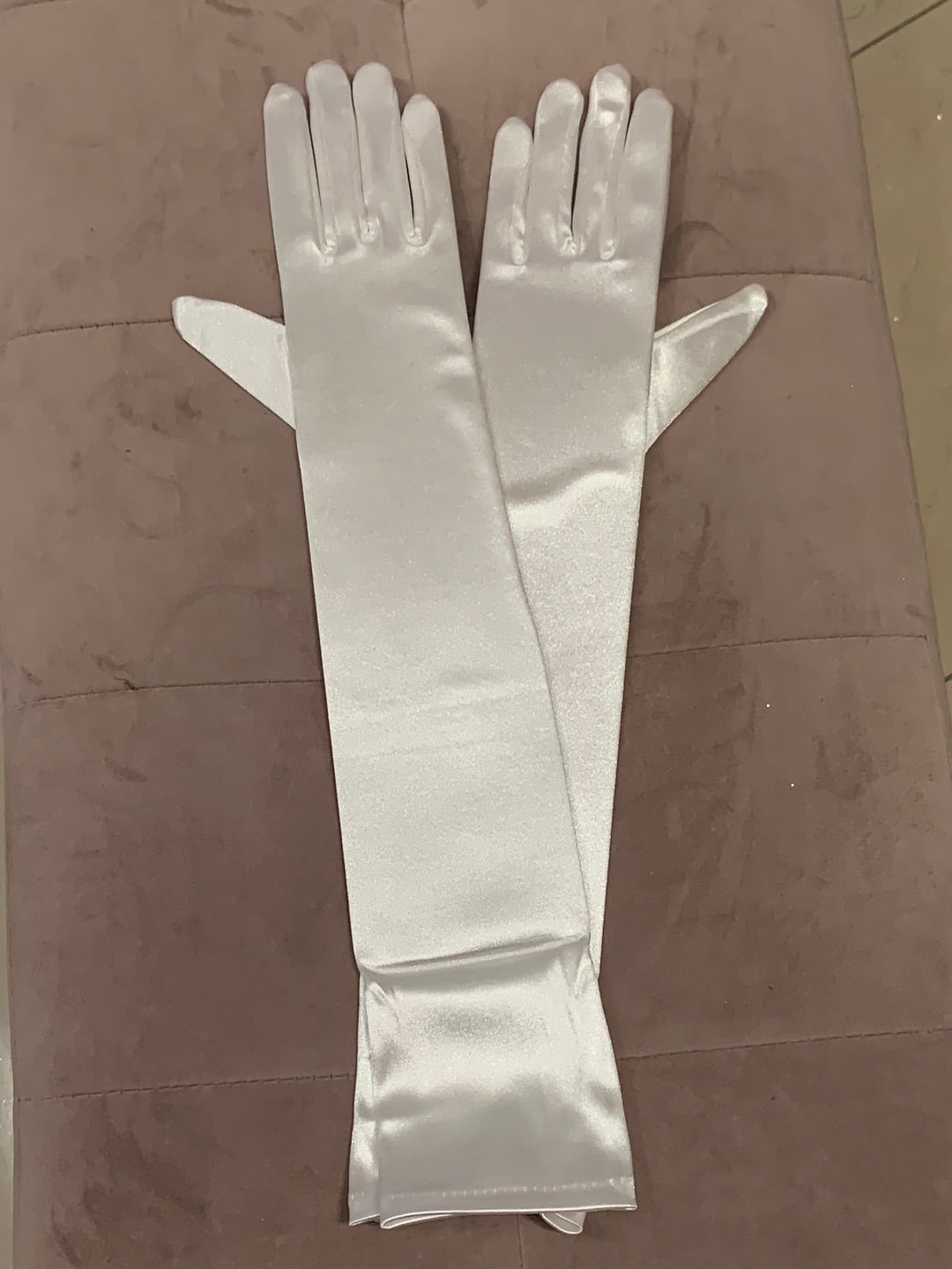 Above Elbow Matte Satin Gloves