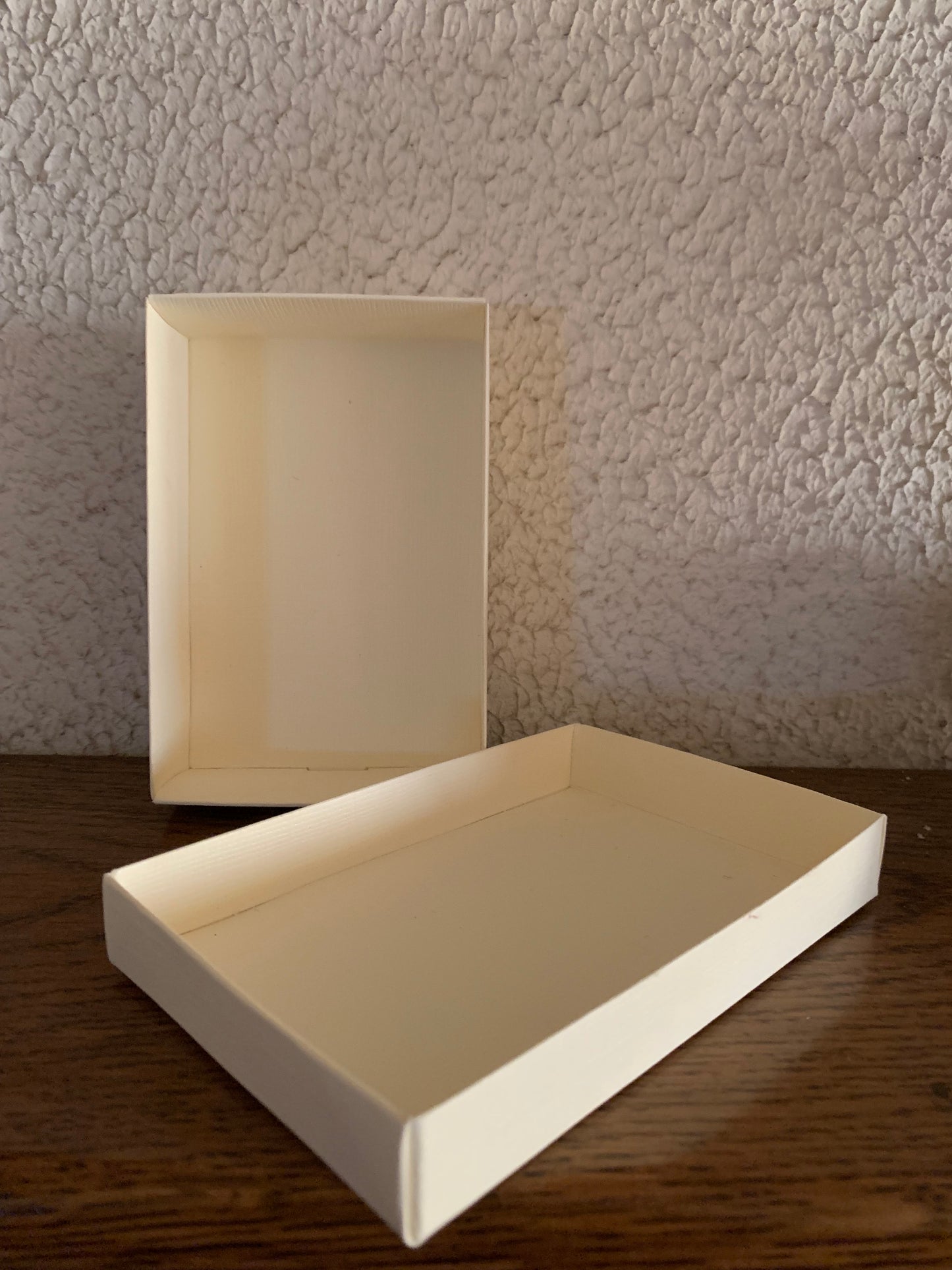 Ivory Satin Box with Lid