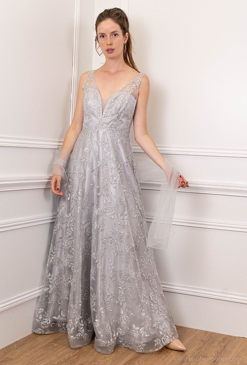 Silver Princess style dress