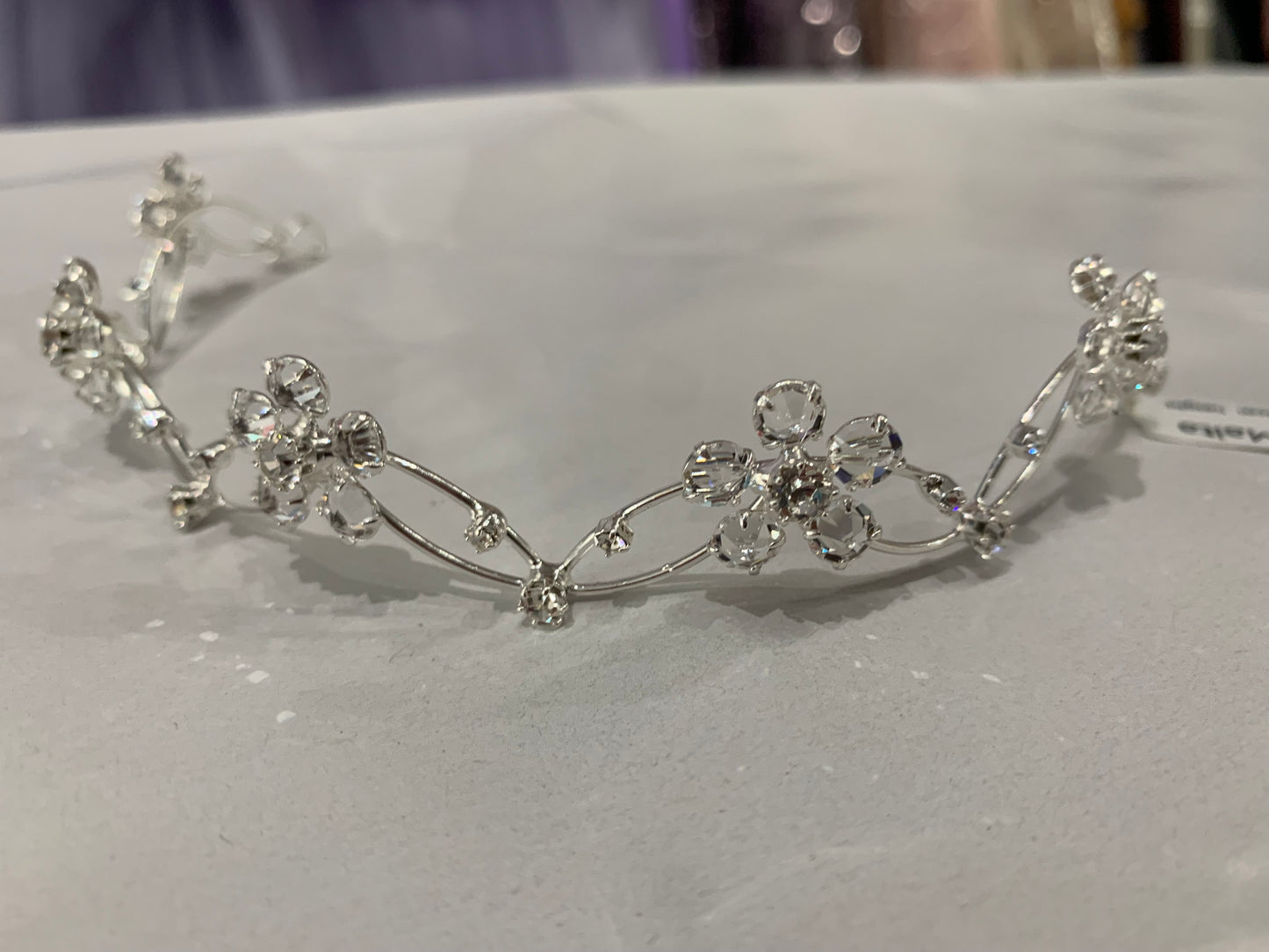 Crystal Flower head crown