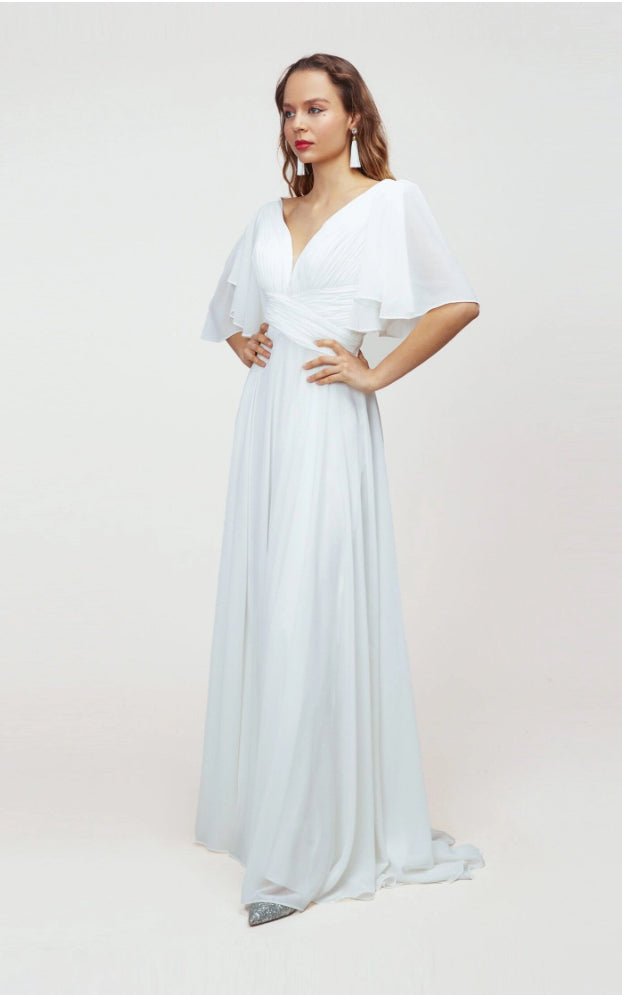 Siena chiffon wedding dress