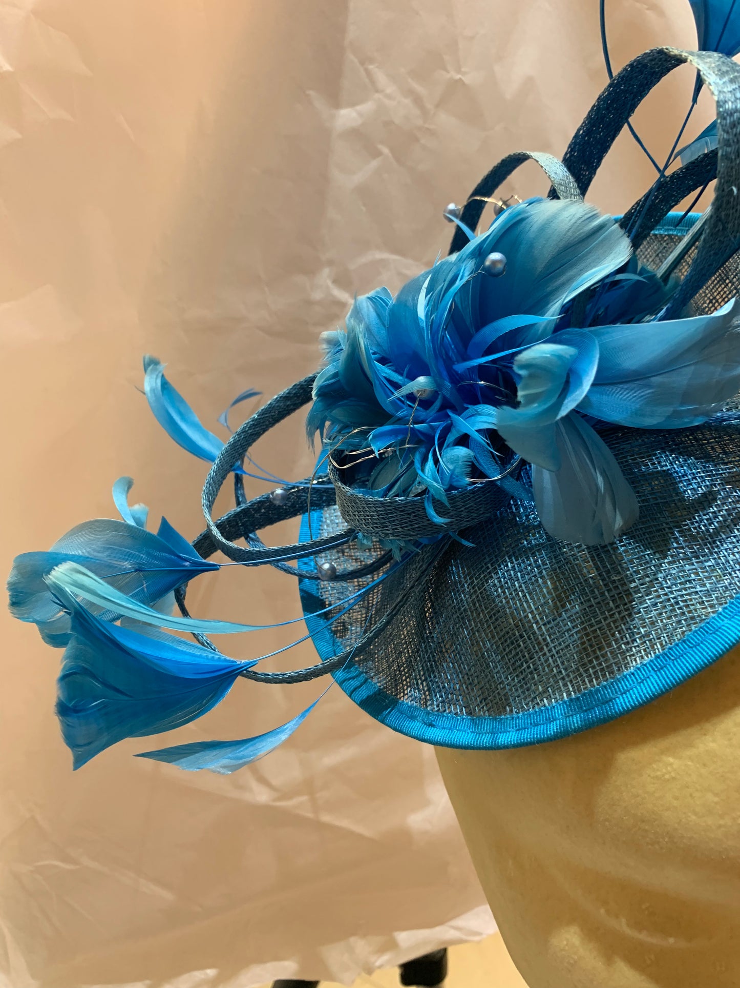 Turquoise Fascinator