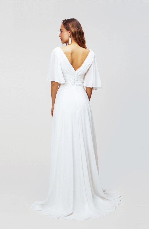 Siena chiffon wedding dress