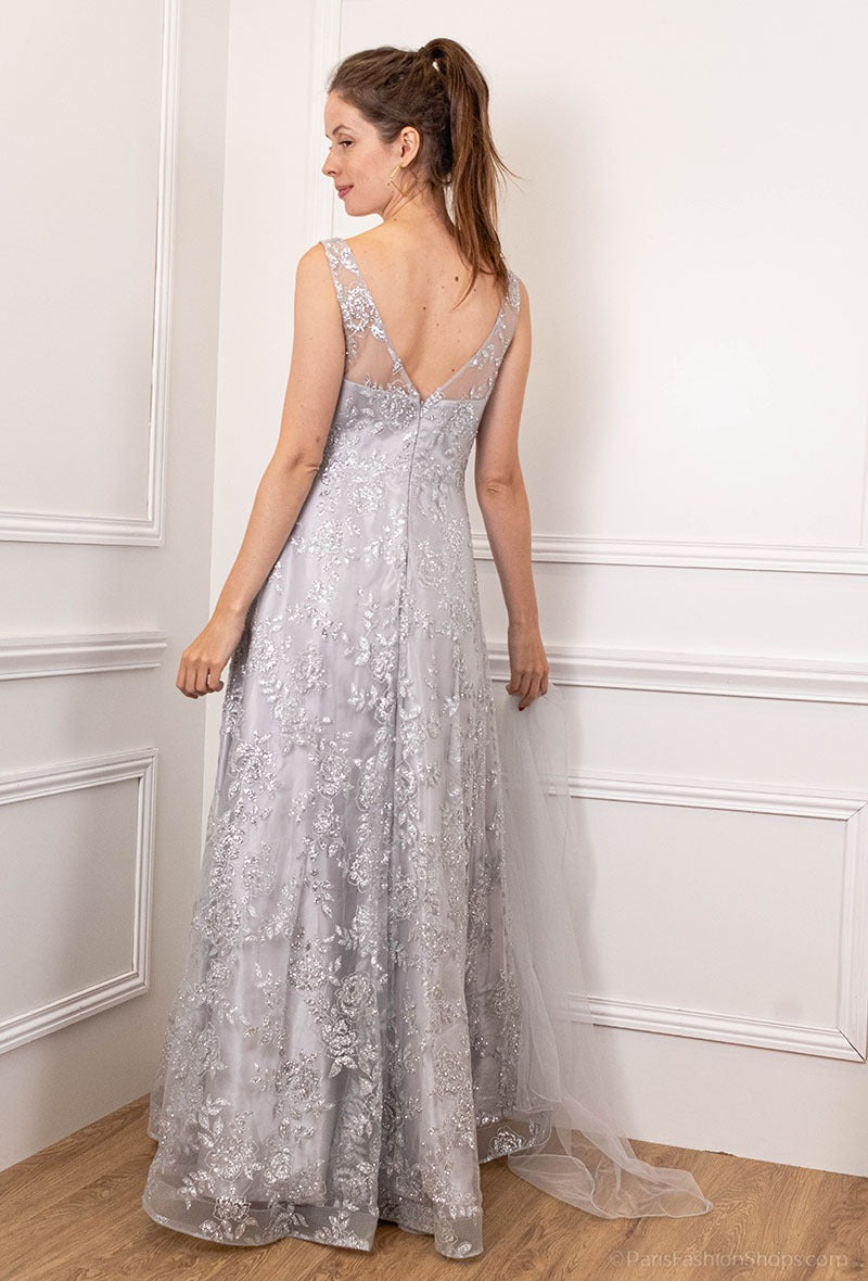 Silver Princess style dress