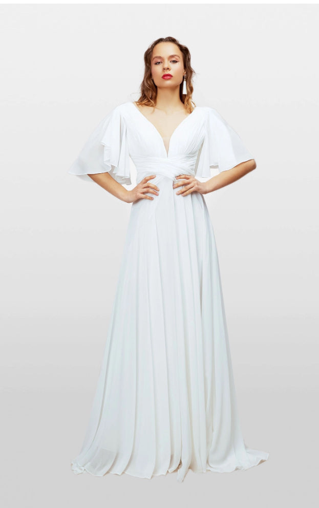 Siena chiffon wedding dress