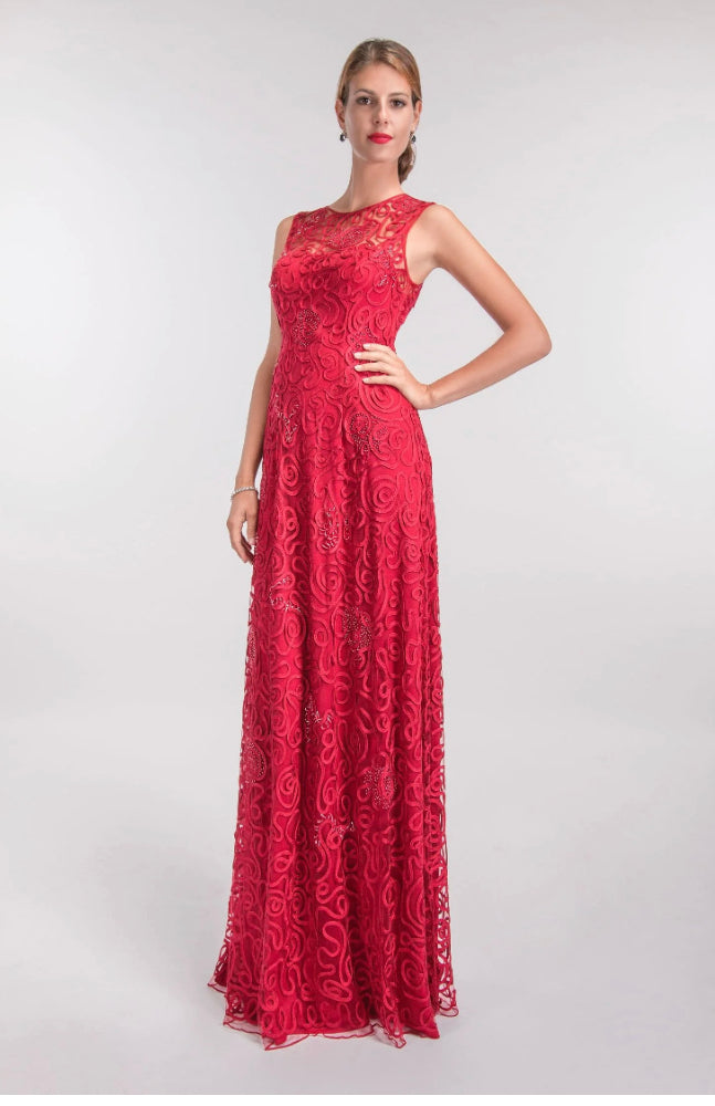 Mia Red long dress