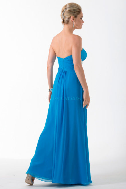 Chiffon evening dress