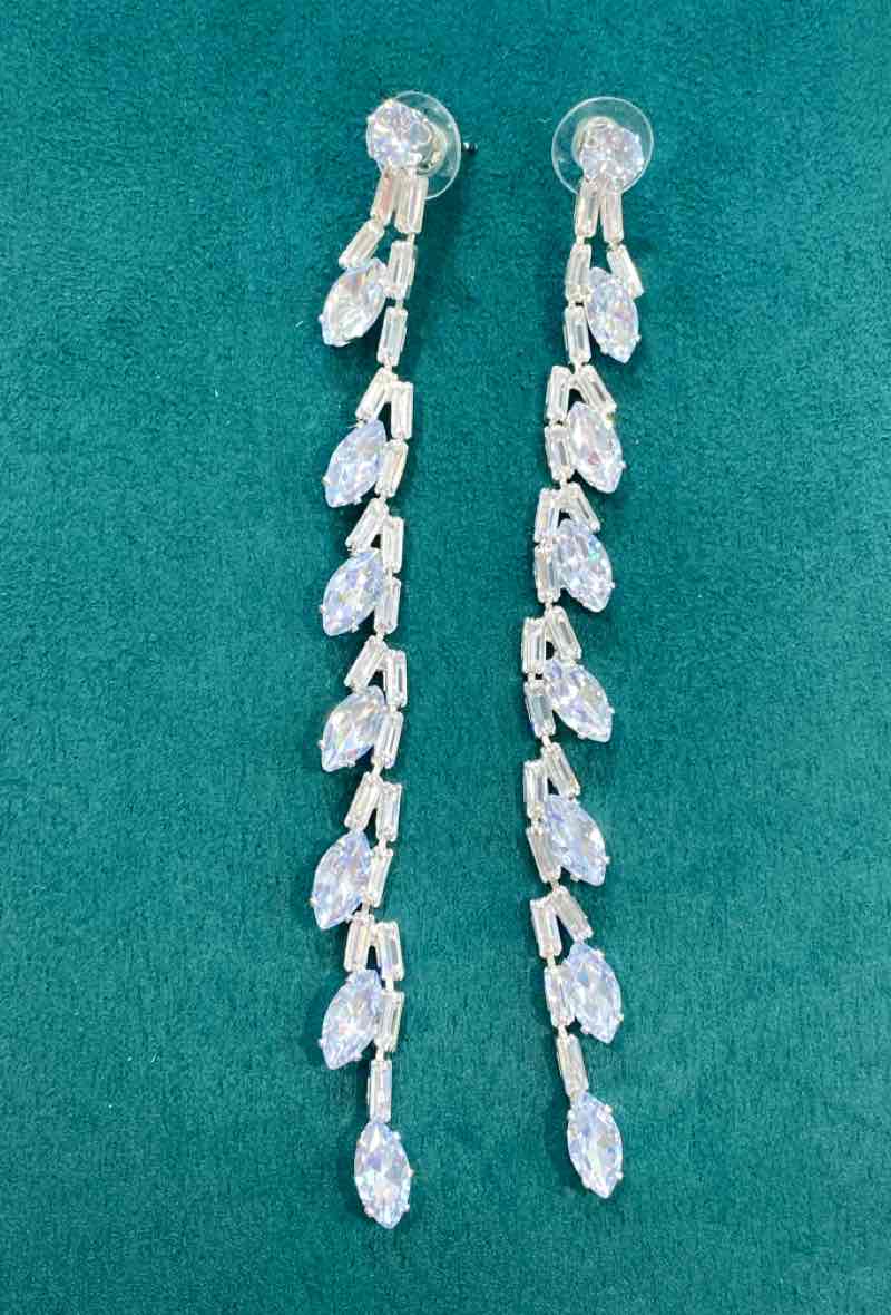 Long CZ Earrings