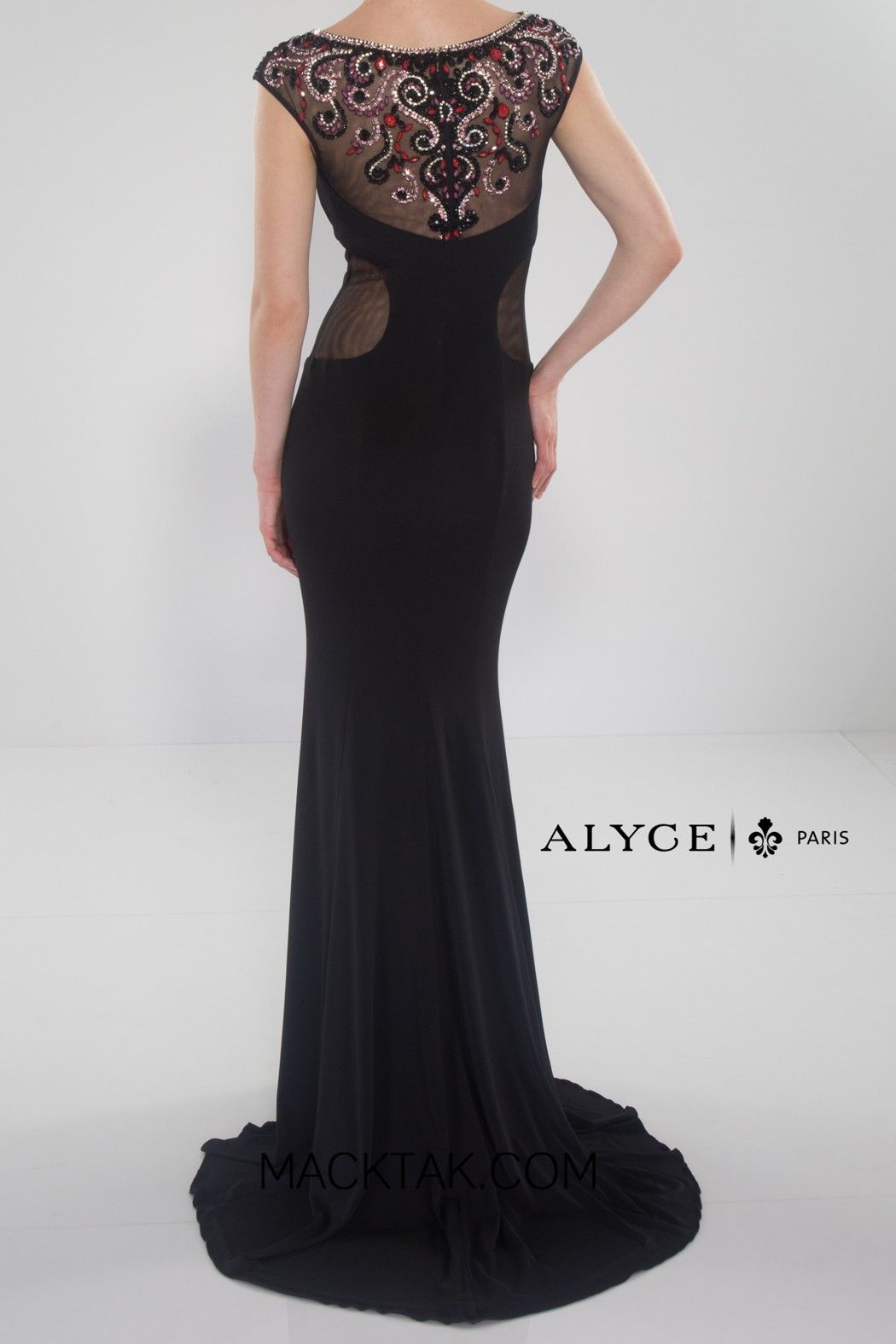 Alyce Paris Black evening dress