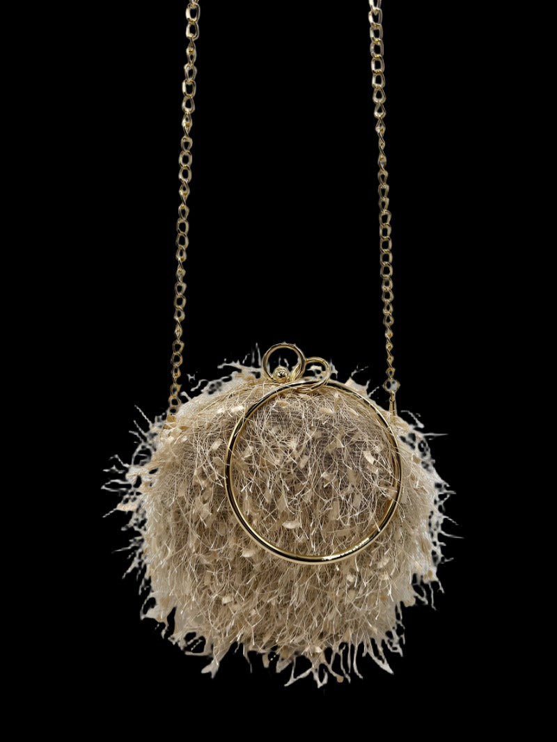 Round Clutch Bag