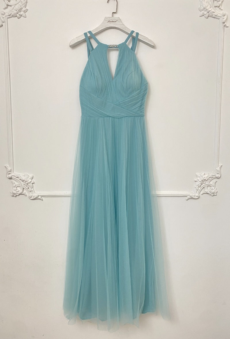 Halter Neck Tulle Bridesmaid Dresses