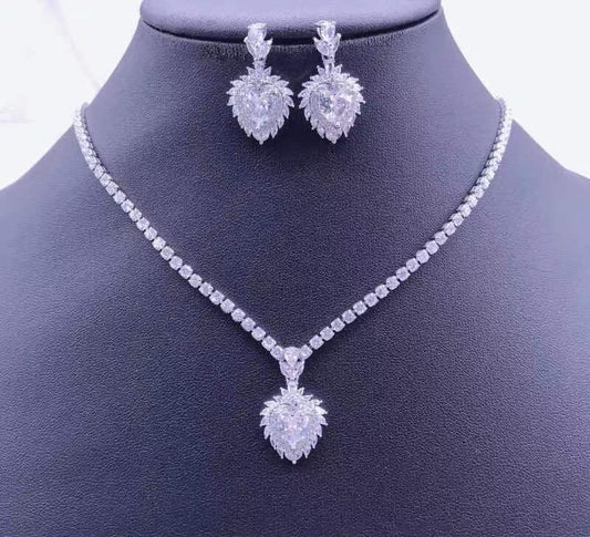 Rhodian and Zirconium Heart Set