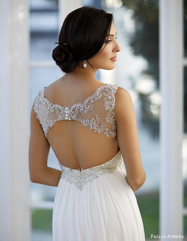 Chiffon Bridal Gown