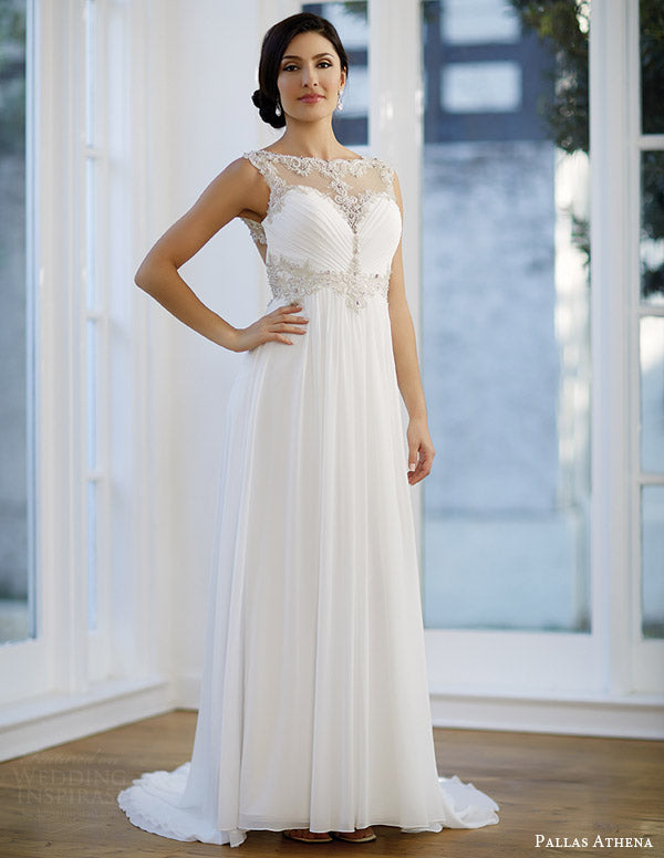 Chiffon Bridal Gown