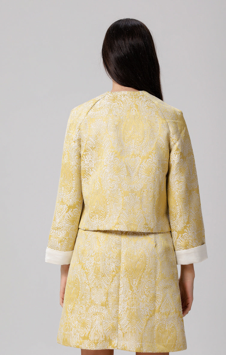 Brocade short jacket